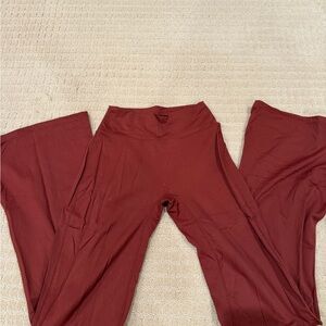 YoungLA Women's Wide Leg Rust Pants